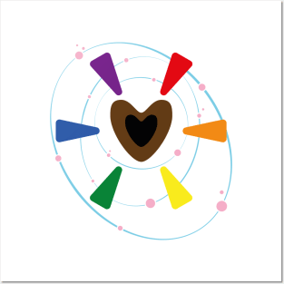 Orbit my heart - LGBT Posters and Art